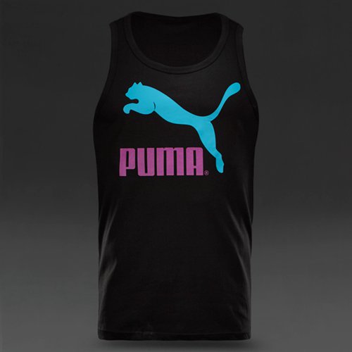 Puma Logo Tank Black for Men